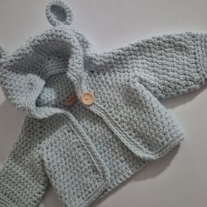 Baby crochet/ knitted set